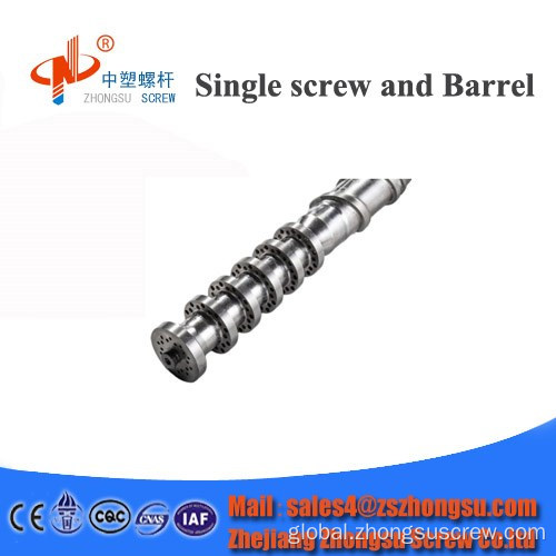 China Screw barrel for PET recycle granule extruder machine Factory